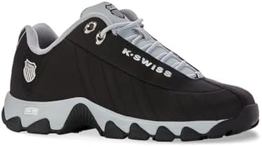 K-Swiss Men's ST329 CMF Sneaker, Black/Highrise/Black, 9 XW