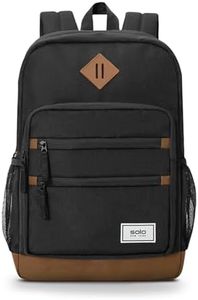Solo New York Re:Fresh Machine Washable Backpack, Black, Fits up to 15.6" Laptop, Re:fresh Machine Washable Backpack