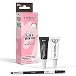 Mylee Express Lash & Brow Kit – 2 in 1 No Mix Formula, Tint + Developer Gel + Double Sided Brush, Professional Eyelash & Eyebrow Dye Tinting, Long Lasting, Semi-Permanent, Fast & Easy (Dark Brown)