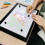 Light Box Drawing Pad A4, Tracing Board with Type-C Charge Cable and Brightness Adjustable for Artists, AnimationDrawing, Sketching, Animation, X-ray Viewing (A4-PS)