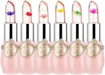 TITIMORE 6Pcs Jelly Flower lipstick