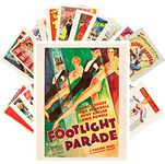 Pixiluv Vintage PostCards 24 pcs VINTAGE MUSICAL MOVIES Vintage Movie Posters REPRINT