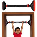 Lifelong Pull Up Bar for Home -Adjustable Rod 74cm to 97cm width, wall mounted without screws -Door Pull up bar to Increase Height -Exercise equipment for Home Gym - Chin up Bar weight capacity 200Kgs