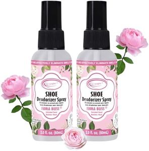 Air Jungles Shoe Deodorizer Spray, Flora Bliss Scent, Shoe Odor Smell Eliminator for Sneaker, Boot and Locker, Gym Bag Deodorizer, Freshener for Stinky Shoes