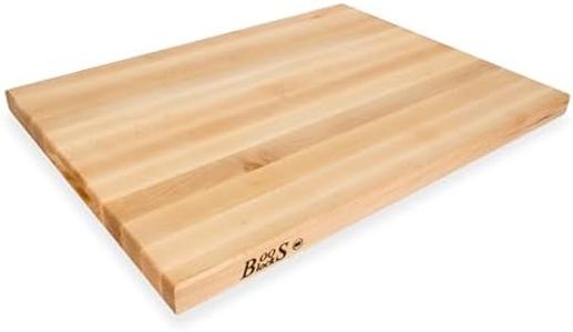 Boos Block Pro Chef Series – Planche Erable d'Amérique Du Nord – Billot De Cuisine - Planche a Decouper Professionnelle - Planche Apero XXL - Planche Bois Massif – 61 x 46 x 4 cm