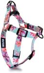 Wolfgang Heavy Duty Adjustable Dog Harness, Pull-Tested to Over 800 lbs for Walking & Training, DigiFloral Print, Extra Large