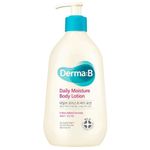 DERMA:B Daily Moisture Body Lotion | For Intensive Hydration Skin | Unscented | Long Lasting Odor Care | Daily Moisture Lotion I 400 Ml