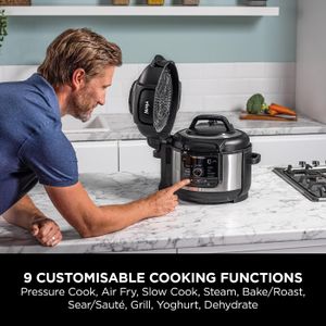 Ninja Foodi 9-in-1 Multi Cooker, 6L – Pressure & Air Fryer