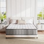 Swbvs Full Mattress, 8 inch Cooling-Gel Memory Foam and Pocket Spring Hybrid Mattress,Medium Firm Feel,Full Size Mattress in a Box, Double Mattress