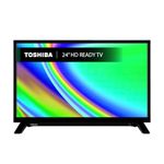 Toshiba 24”WV2463DB HD Ready Smart VIDAA TV, HDR, Freeview Play, Disney+, Prime Video, Netflix, Dolby Audio, Works with Alexa, Works with Google Assistant, VIDAA Voice