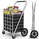 Jumbo Shopping Cart with Wheels and