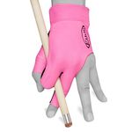 KAMUI Billiard Glove - Quickdry - for Left Hand - Pink (S)