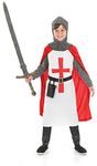 Fun Shack Crusader Costume Medieval Knight Costume Kids, Medieval Costume Kids, Knight Outfit Kids, Kids Knight Costume Large