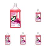 Cif Wild Orchid Floor Cleaner residue-free surface cleaner for linoleum, vinyl and ceramic tiles 950 ml (Pack of 5)