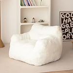 N&V Bean Bag Chair High-Density Foam Filling Sofa with Soft Faux Fur Cover for Teens, Adults to Gaming, Reading, and Watching TV