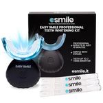 ESMILE Teeth Whitening Kit with 16 LED Light – Professional Home Whitening System for Sensitive Teeth – Fast Stain Removal, Enamel Safe, Includes Whitening Gel