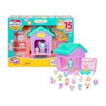 Little Live Pets Mama Surprise Families - Puppy Party Pack, Collect 15 Mini Collectible Puppies and Mama Pup, Fold-Out Playset with Mama's House, Over 80 Puppies to Collect, Fun Gift for Kids