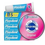 Fixodent Original Secure Denture Adhesive Cream for Full and Partial Denture Wearers, 2.4oz (Pack of 5)