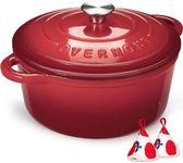 Overmont Enameled Cast Iron Dutch O