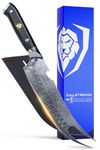 DALSTRONG Pitmaster BBQ & Meat Knife - 8 inch - Shogun Series Elite - Forked Tip & Bottle Opener - Japanese AUS-10V Super Steel Kitchen Knife - G10 Handle - Razor Sharp - w/Sheath