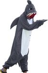 WOTOGOLD® Animal Cosplay Costume Gray Shark Unisex Adult Pajamas Gray