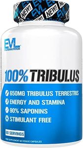 Invigorating Pure Tribulus Terrestris for Men - Performance Maximizing Testosterone Booster Tribulus Terrestris Supplement with 90% Saponins - Plant Based Stamina Strength and Energy Pills for Men