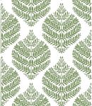 RoomMates RMK11513WP Hygge Fern Damask Green Peel and Stick Wallpaper