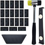 Laminate Wood Flooring Installation Kit laminate flooring tools with Tapping Block, Pull Bar, Mallet and 20 Spacers (A)