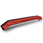 LED 3rd Brake Center Tail Light for Polaris RZR XP 1000 Turbo Sportsman 1000 XP 2019 2020 2021 2022 UTV [Thunder Design] [DOT-Rated] - Smoked