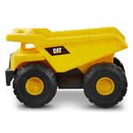 CAT Construction Toys, 15" Dump Truck Toy, Ages 2+, Sturdy Plastic, No Batteries Required, CAT Construction Tough Rigs Series