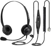 Beebang Telephone Headset with RJ9 