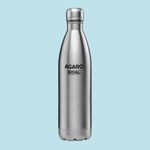 AGARO Royal Stainless Steel Vacuum Flask, 500ML, Hot & Cold Up to 24 Hours, Double Walled Vacuum Insulated, Copper Coating Insulated, Leak Proof,Grey.