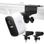 OkeMeeo Gutter Mount for Arlo Ultra, Arlo Essential, eufy Cam, Reolink, Wyze Cam and Other Arlo Cameras (Black, 2 Pack by )