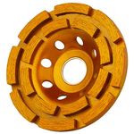 KSEIBI 644025 Diamond Concrete Grinding Wheel 4 inch for Polishing and Cleaning Stone Concrete Surface, Cement, Marble, Rock, Granite, and Thinset Removing, Angle Grinder Wheels Cup