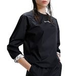 HOTSUIT Sauna Suit Weight Loss - Women Sweat Jacket Gym Workout Jacket, Black, M