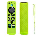 Inbrackets Remote Control Case Silicone Remote Cover Skin For Amazon Fire TV Stick 3rd Gen (Green)