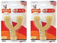 Nylabone Dura Chew Regular Original Flavored Wishbone Dog Chew Toy (2 Pack)