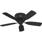 Hunter Fan Company 52392 Low Profile Ceiling Fan, Matte Black