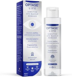 Optase Life Sensitive Eye Makeup Remover – Gentle & Effective for All Skin Types - Breakthrough Innovation vs Traditional Micellar Water - 100ml