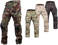 Emerson Airsoft Hunting Tactical Pants Combat Gen3 Pants with Knee Pads, Black, Medium