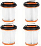 4 Pack Replacement Fabric Filter Compatible with Shark ION W1 Cordless Handheld WV200 WV201 WV205 WV220 Vacuums,Compare to Part # XHFWV200