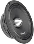 Timpano 6.5 Inch Midrange Speaker TPT-MR6-4 Bullet 500 Watts, 4 Ohm, Shallow PRO Audio Mid Range Loudspeaker (Single)