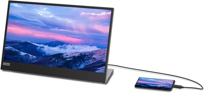 Lenovo 15.6" Portable Monitor – Full HD USB-C Display