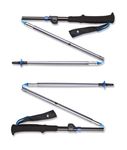 Black Diamond BD112533PEWTER125 Distance Flz Poles Pewter 125 cm