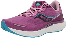 Saucony Women's Triumph 19 Sneaker, Razzle/Blaze, 5 UK