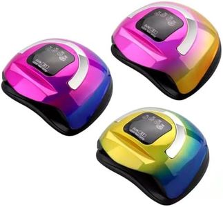 Aravli 68W sun Uv LED Desk Nail Lamp Cordless for Nails Dryer Gel for Nail Polish, Manicure, Professional Gel UV Light Nail Curing Lamp with 4 Timers, UV Light for Salon and Home Use (Multicolor)