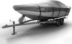 Seal Skin Covers V-Hull Cuddy Cabin Boat Cover, Waterproof, Heavy-Duty Marine-Grade Polyester, Fits 28'-30' L & 116" W, All-Weather Protection, Snug Fit with Straps & Buckles