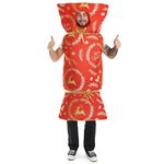 Christmas Cracker Fancy Dress Costume - Adults X-Mas Cracker Novelty Fancy Dress In Red (One Size)