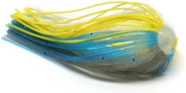 Harmony Fishing – Quick Change Modular Umbrella Skirts for Fishing Jigs, Spinnerbaits, Buzzbaits, Lures, Baits (10 Pack) (Sexy Shad)
