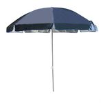 RAINPOPSON Garden Umbrella without Stand 7ft Outdoor Big Size Canopy Patio Umbrella (Black)